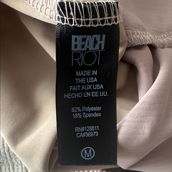 Beach Riot Neutral Ribbed Top - Picture 3 of 3